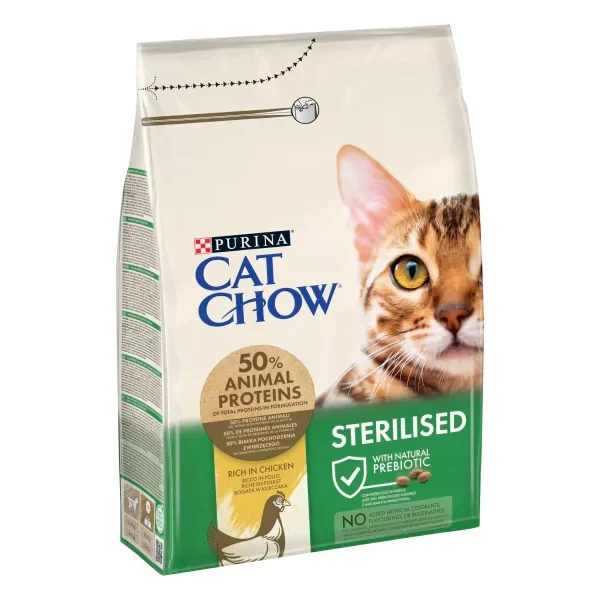 Purina Cat Chow Kısırlaştırılmış Tavuklu Yetişkin Kedi Maması 15KG