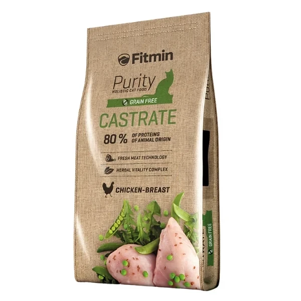 Fitmin Purity Castrate Taze Tavuk Etli Kısırlaştırılmış Yetişkin Kedi Maması 10KG