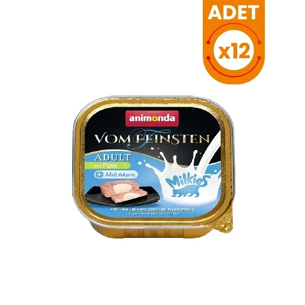 Animonda Adult Hindi Etli ve Sütlü Yetişkin Konserve Kedi Maması