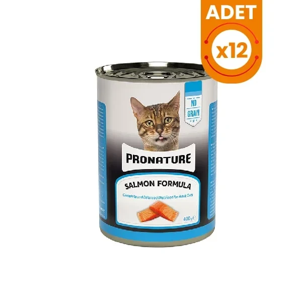 Pronature Tahılsız Somonlu Ezme Yetişkin Konserve Kedi Maması